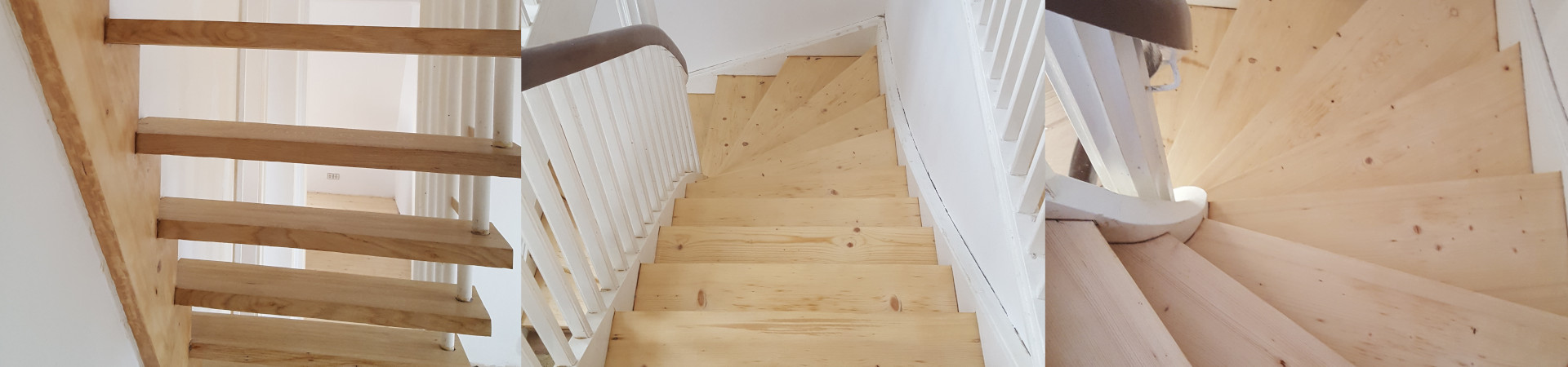 Professionelle Parkett-Treppe